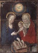 unknow artist Virgin and Child with St Anne Spain oil painting artist